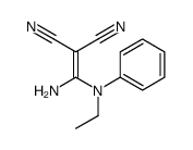 2-[amino-(N-ethylanilino)methylidene]propanedinitrile结构式