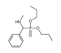 1-dipropoxyphosphoryl-N-methyl-1-phenylmethanamine结构式