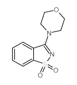 7-morpholin-4-yl-9$l^{6}-thia-8-azabicyclo[4.3.0]nona-1,3,5,7-tetraene 9,9-dioxide Structure