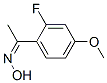 Ethanone,1-(2-fluoro-4-methoxyphenyl)-,oxime(9CI) picture