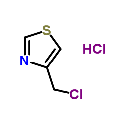 4-(Chloromethyl)-1,3-thiazole hydrochloride (1:1) structure