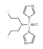 Phosphinic amide, N,N-bis(2-chloroethyl)-P,P-di-1H-imidazol-1-yl- Structure