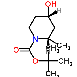 (2S,4S)-4-羟基-2-甲基哌啶-1-羧酸叔丁酯图片