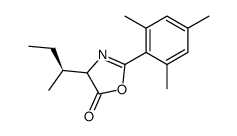 (S)-4-sec-Butyl-2-mesityl-2-oxazolin-5-on Structure