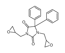 1,3-bis(oxiran-2-ylmethyl)-5,5-diphenylimidazolidine-2,4-dione Structure