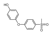 4-(4-methylsulfonylphenoxy)phenol结构式