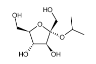 isopropyl α-D-fructofuranoside结构式