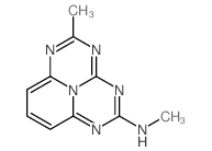 N-Methyl-N-(5-methyl-1,3,4,6,9b-pentaazaphenalen-2-yl)amine Structure