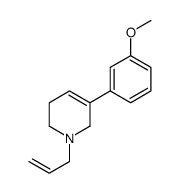 5-(3-methoxyphenyl)-1-prop-2-enyl-3,6-dihydro-2H-pyridine Structure