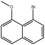 1-Bromo-8-methoxynaphthalene structure