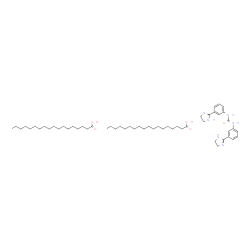 stearic acid, compound with N,N'-bis[3-(4,5-dihydro-1H-imidazol-2-yl)phenyl]urea (2:1) structure