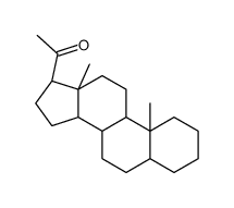 Pregnan-20-one, (5alpha)- structure