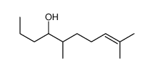 5,9-dimethyl-8-decen-4-ol结构式