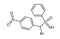 S-(α-bromo-p-nitrobenzyl)-S-phenylsulfoximide结构式