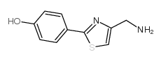 4-(4-AMINOMETHYL-THIAZOL-2-YL)-PHENOL Structure