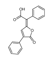 (5-oxo-4-phenyl-5H-[2]furylidene)-phenyl-acetic acid结构式