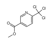 6-trichloromethyl-nicotinic acid methyl ester Structure