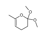 2,2-dimethoxy-6-methyl-3,4-dihydro-2H-pyran结构式