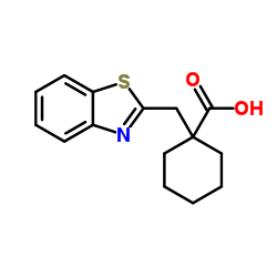 1-(1,3-Benzothiazol-2-ylmethyl)cyclohexanecarboxylic acid Structure