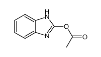 1H-Benzimidazol-2-ol,acetate(ester)(9CI) structure