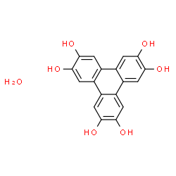 Triphenylene-2,3,6,7,10,11-hexaol hydrate Structure