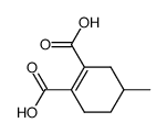 1-Cyclohexene-1,2-dicarboxylic acid, 4-methyl- (9CI) structure