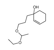 1-[3-(1-ethoxyethoxy)propyl]cyclohex-2-en-1-ol Structure