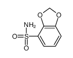 1,3-benzodioxole-4-sulfonamide结构式