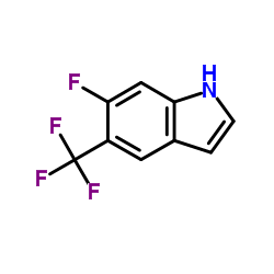 6-Fluoro-5-(trifluoromethyl)-1H-indole Structure