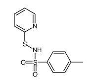 4-methyl-N-pyridin-2-ylsulfanylbenzenesulfonamide结构式
