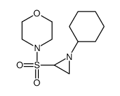 4-(1-cyclohexylaziridin-2-yl)sulfonylmorpholine Structure
