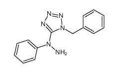 1-(1-benzyltetrazol-5-yl)-1-phenylhydrazine结构式