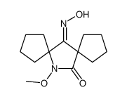 6-hydroxyimino-12-methoxy-12-azadispiro[4.1.47.25]tridecan-13-one结构式