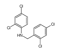 2,4-dichloro-N-[(2,4-dichlorophenyl)methyl]aniline Structure