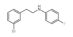 [2-(3-Bromo-phenyl)-ethyl]-(4-fluoro-phenyl)-amine Structure