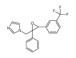 1-[[2-phenyl-3-[3-(trifluoromethyl)phenyl]oxiran-2-yl]methyl]imidazole Structure