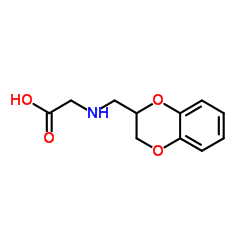 [(2,3-DIHYDRO-BENZO[1,4]DIOXIN-2-YLMETHYL)-AMINO]-ACETIC ACID结构式