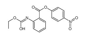 (4-nitrophenyl) 2-(ethoxycarbonylamino)benzoate Structure