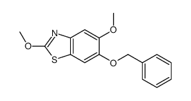 2,5-dimethoxy-6-phenylmethoxy-1,3-benzothiazole结构式