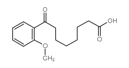 8-(2-methoxyphenyl)-8-oxooctanoic acid结构式
