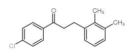4'-CHLORO-3-(2,3-DIMETHYLPHENYL)PROPIOPHENONE结构式