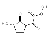 methyl 2-(1-methyl-2-oxo-pyrrolidin-3-yl)-2-oxo-acetate Structure