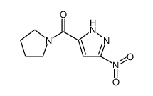 Methanone, (3-nitro-1H-pyrazol-5-yl)-1-pyrrolidinyl structure