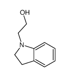 2-(2,3-dihydroindol-1-yl)ethanol结构式