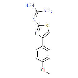 N''-[4-(4-METHOXYPHENYL)-1,3-THIAZOL-2-YL]GUANIDINE Structure