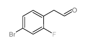 2-(4-bromo-2-fluorophenyl)acetaldehyde结构式