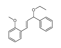 1-(3-ethoxy-3-phenylprop-1-enyl)-2-methoxybenzene Structure