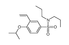 3-ethenyl-4-propan-2-yloxy-N,N-dipropylbenzenesulfonamide结构式