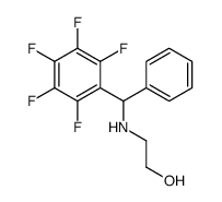 2-[[(2,3,4,5,6-pentafluorophenyl)-phenylmethyl]amino]ethanol Structure