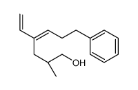 (2S)-4-ethenyl-2-methyl-7-phenylhept-4-en-1-ol结构式